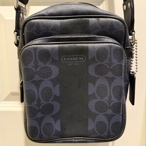 Dark Blue Coach Hip Bag